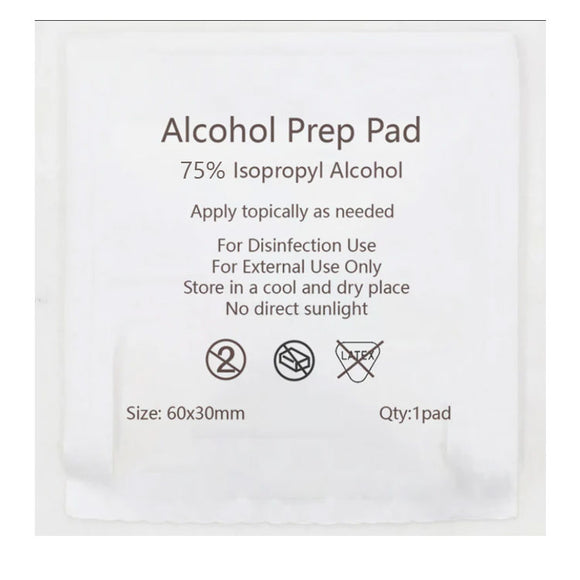 75% Alcohol Prep Pad Sterile, Medium, Pack of 200, ARTG:338867, 991848