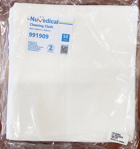 NuMedical Disposable Washcloths, Dry Wipers, Soft and Strong for Dental, Medical, Nursery, Beauty, Labor and Cleaning, 50pcs/bag, 330mm x 300mm, 991909 and 991909B