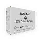 NuMedical Pure Cotton Facial Dry Wipes, 200pcs/bag, 20x23cm, 992819