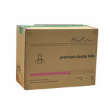 NuLilium Premium Dental Bibs, 480mm x 330mm, 2Ply Heavy Tissue + 1Ply Poly, 50pcs x 10packs/case, $29.95-$32.95/box, 990197 - 990209