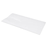 NuMedical Headrest Paper Sheets, With Slit, 12"x24"/30cm x 60cm(pack of 1,000), White, 991687