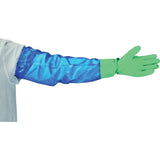 NuMedical Sleeve Glove, Hand and Arm Protection, Nitrile Glove w/cotton lined + Soft Plastic Sleeve, 1pair/bag 10bags/box, 990077-Small / 990078-Medium / 9900083-Large / 990085-XLarge