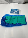 NuMedical Sleeve Glove, Hand and Arm Protection, Nitrile Glove w/cotton lined + Soft Plastic Sleeve, 1pair/bag 10bags/box, 990077-Small / 990078-Medium / 9900083-Large / 990085-XLarge