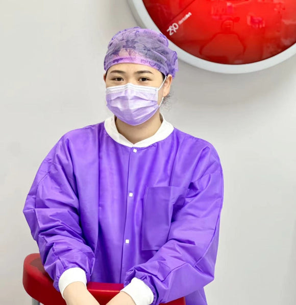 Nulilium Purple, Surgeon Cap and Level 3 Medical Earloop Mask, Surgeon Cap(992193):100pcs/box $11.90/box, Medical Mask(992258):50pcs/box $6.95/box