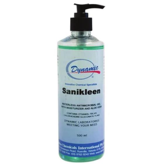 Sanikleen Hand Sanitiser, Product of Australia, 500ml/bottle, 990735
