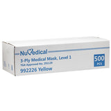 3-Ply Medical Mask, Level 1, 500pcs/Box, $3.99 per 50pcs, 992226