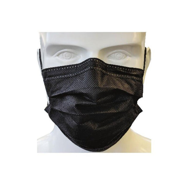 Level 3 Medical Mask w/Anti-Fog, Black, 40pcs/box, $6.95/box, 992264