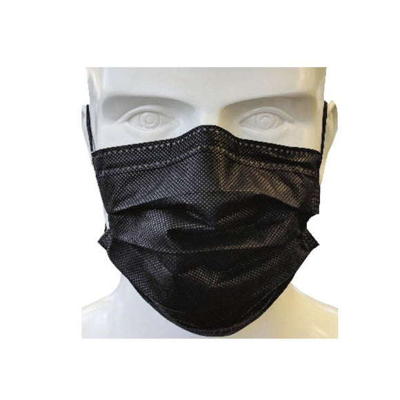 Level 2 Dual-Fit Medical Mask, Black, 100pcs/Box, $6.95/50pcs, 992273