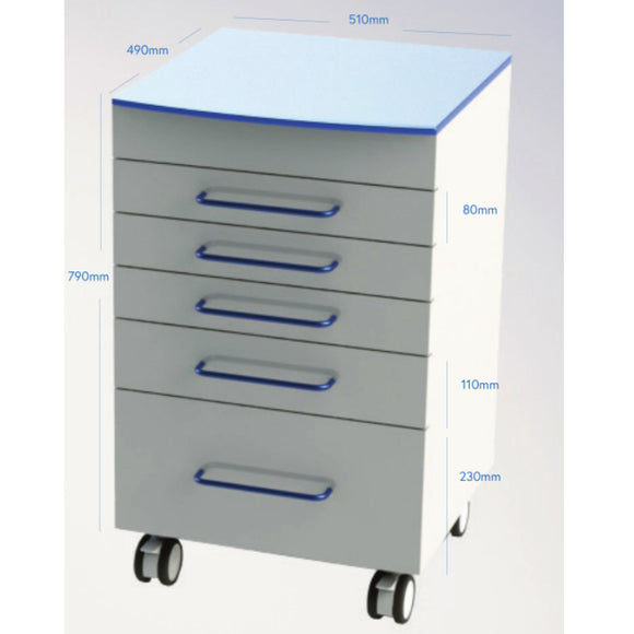 Stainless Steel Mobile Cabinet - 993461